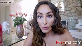 Getting Steamy Head from My Stunning Stepmom