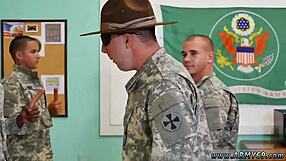 What gives ‘sexual pleasure,’ pun of course, are young gay soldiers drilling for enjoyment in this seductive military-themed movie