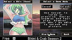 The anime game brings the heat in bikini and crab season 2 and a sexier strip show follows