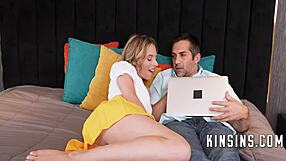 Asian teen engages in threesome with her best friend and her friend’s older uncle