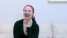 Redhead teen inna has and insatiable appetite for cock sucking and wild fucking