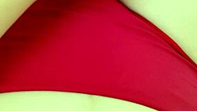 Steamy swimsuit sex: In Naughty girl’s poolside solo play