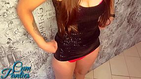 Caught on camera: Quit it and get a feeling on my panties before the club