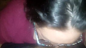 Chubby teenage blonde performs a POV blowjob