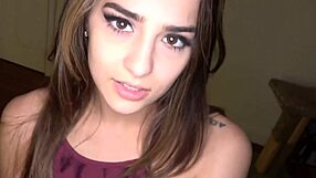 Sweet and petite steps craves hardcore sex