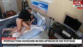 Caught on camera: sudden break in by a sketchy peeping tom