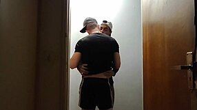 In prison overtly gay muscular kissing and blowjob session