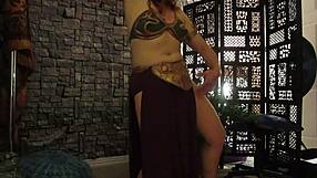 A casual sex appeal goddess Steffi Campos captures the Halloween special strip showcase