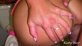 Risky and hard sex with an escort wearing sexy and attractive lingerie in different manners