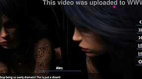 Alex experiences a streamy session with Tracy in extreme 3D porn video