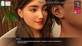 Melody’s sexual massage ends up in cowgirl position together with an incredible footjob scene