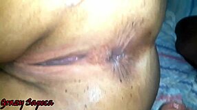 Hell Yeah Bitches, Black Amateur gets her fat ass pounded by a white pretty boy and he fucks her with his chubby black dick 3 times, and fills her up with his come