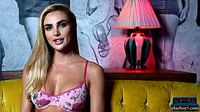 Big-nippled bomshell of the moment, Miss Kenzie Anne flaunts her big bubble behind