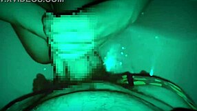 Stealthy blowjob from stepmom in pitch black: Shocking homemade video