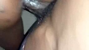 Rough wet pussy gets pounded hard tiny black girl!