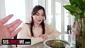 Sis keira croft get fucked hard anally by stepbro on valentine’s day