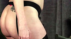 Eagerly eating hot cum with a seductive vixen receives a facial of hot cum