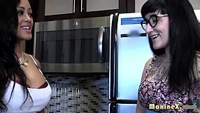 Maxine x: Sexy girl with tattoo plays the slut