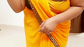 A voluptuous African mom with big boobs