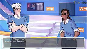 Steamy visual novel: Overwatch inspired 3D cartoon seductive teacher and innocent student