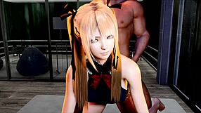 Naughty anime 3D hentai adventure with Marie Rose
