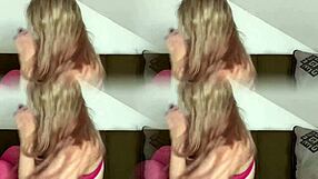 Bimbofication training from dildo sucking sissy slut