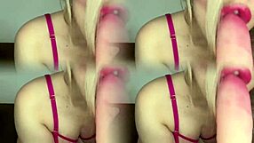 Bimbofication training from dildo sucking sissy slut