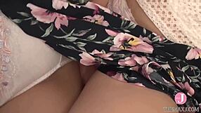 harunas amateur lesbian pickup turns naughty as kyoko maki pranks a couple into a deep threesome.