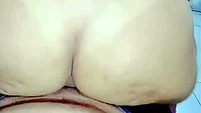 Unexpected solo blonde's anal pleasure from steamy spooning session
