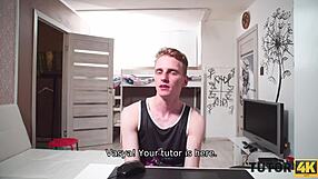Pupil is educated by aroused and experienced instructor in biology about human anatomy