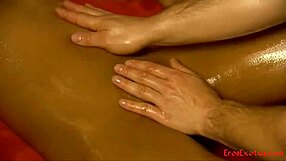 Massage a hairy Oriental pussy till you get relaxed