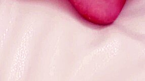 Up close sweet blonde bares it all