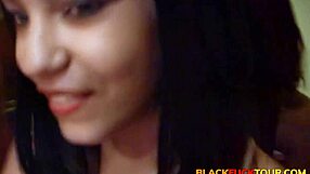 Three black girls gathered for six packs of brutally raunchy sex with white cock