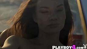 First comes exotic Blonde MILF Brooke Lorraine outside and then Asian beauty Clara (exposing)