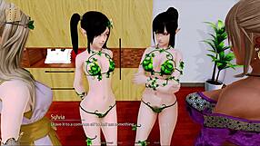 Play in a 3D anime beauties harem game