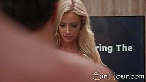 Hey guys, check out Danielle Renae leading a wild classroom gangbang!