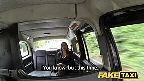 This taxi sex video find premiers amateur busty babe getting a huge cum dump on camera after she blows the driver