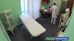 FakeHospital Pretty Patient Prepped by Nurse for Hidden Cam Action!