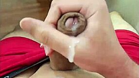 Solo cock show of love for bisexual neighbor