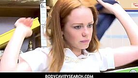 HD video shows Redhead Ella Hughes punished for stealing