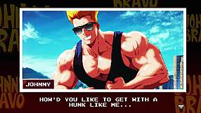 Johnny Bravo’s big cock gets sucked and fucked in public