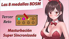 Get to enjoy more of anime roleplay with space with this BDSM challenge