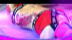Sensual blonde oiled handjob ending in a giant climax