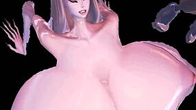 Best titties: Big tits in 3D porn movie and perfect round arse