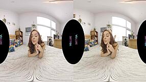 Self pleasure in VR, petite vanna’s solo show