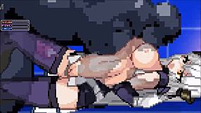 A 2D anime game where Mugen iari battles v. Kuromaru