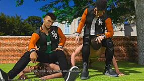 Shemale and new girl crossdressing game in a wet and fun adventure