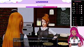 Lewdneko Vtuber Craves Wild Play in Harem Hotel Game