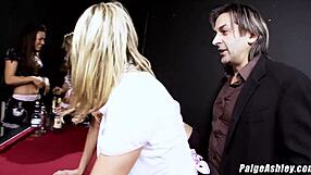 Chloe Conrad and Paige Ashley in a threesome with a shared husband.
