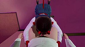 Meruccubus enjoys 3D hentai uncensored SFM after learning it.